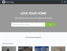 Tablet Screenshot of hometriangle.com